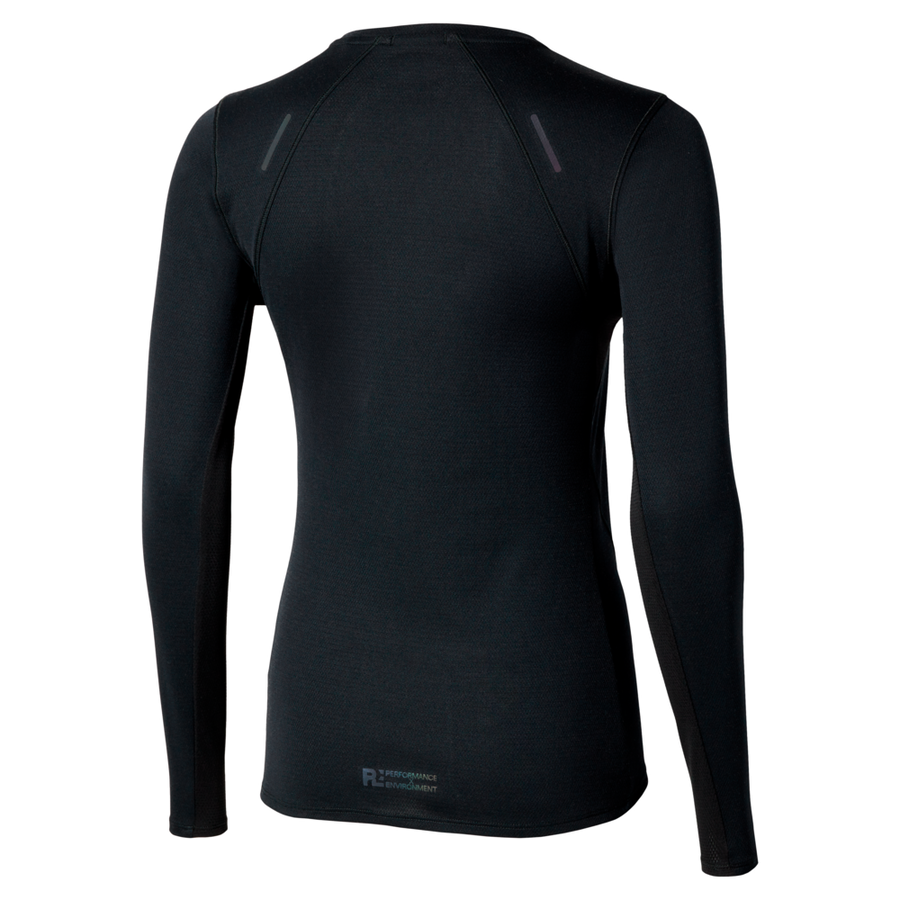 Mizuno Tech Thermal Charge Long Sleeve Tee Black